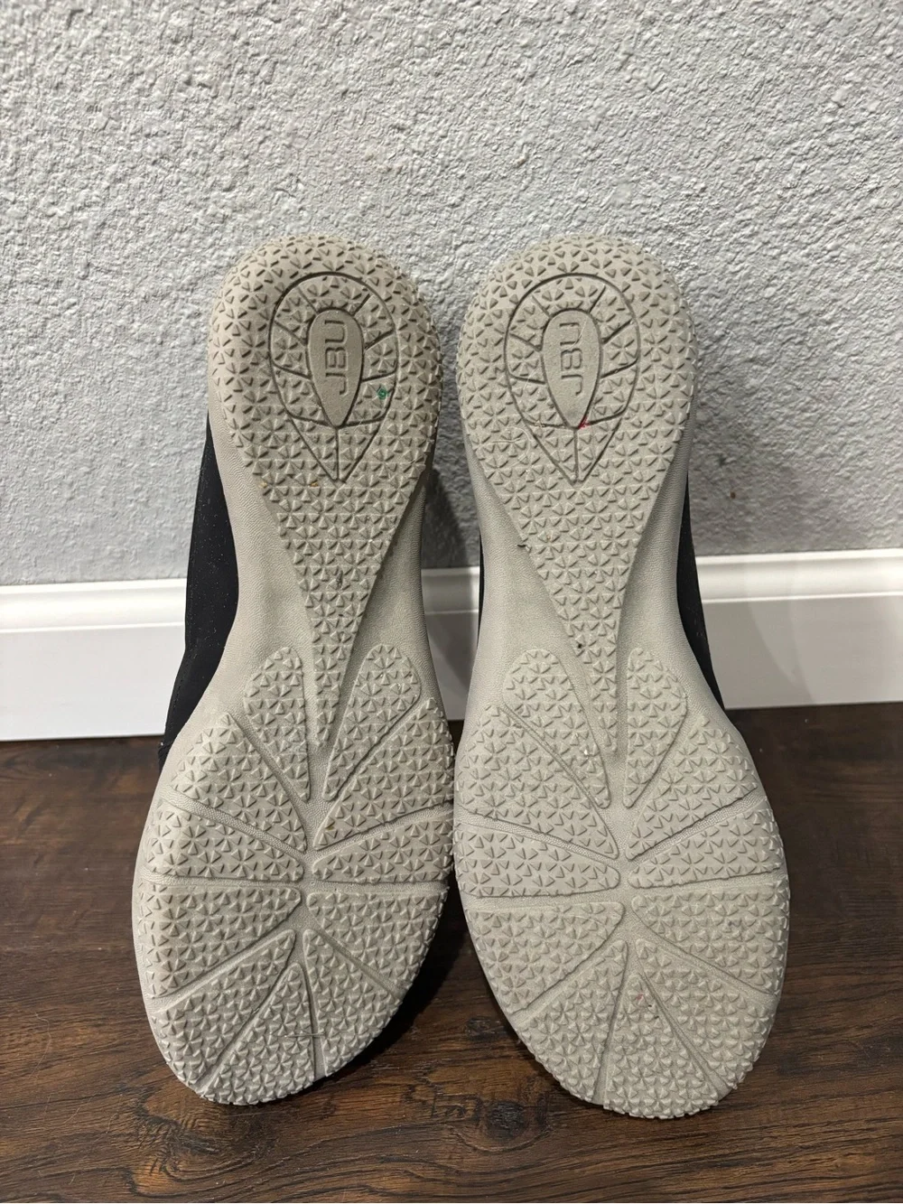 JBU Black Perforated Slip-On Flats